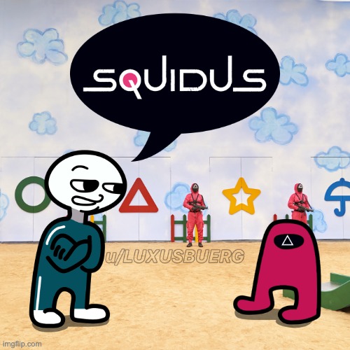 Imposter in squid game :O | image tagged in among us,amogus,squid game,among us meeting,amongus,imposter | made w/ Imgflip meme maker