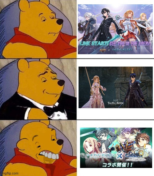 Sword Art Online Collaboration | image tagged in best better blurst | made w/ Imgflip meme maker