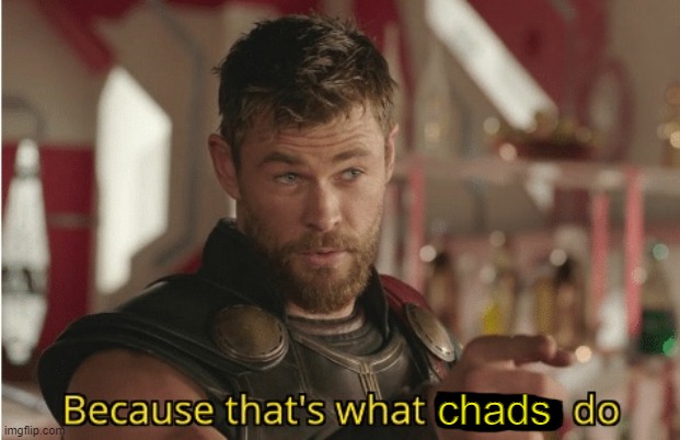 That’s what heroes do | chads | image tagged in that s what heroes do | made w/ Imgflip meme maker