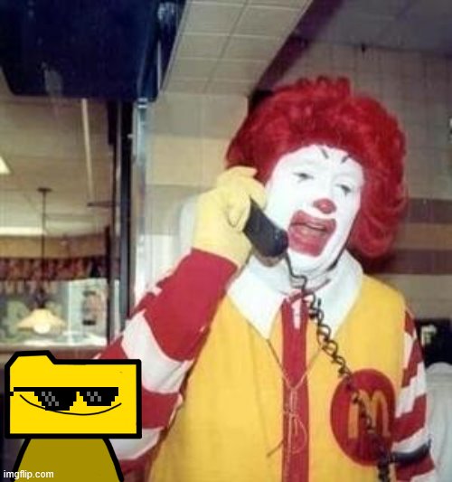 Ronald McDonald Temp | image tagged in ronald mcdonald temp | made w/ Imgflip meme maker