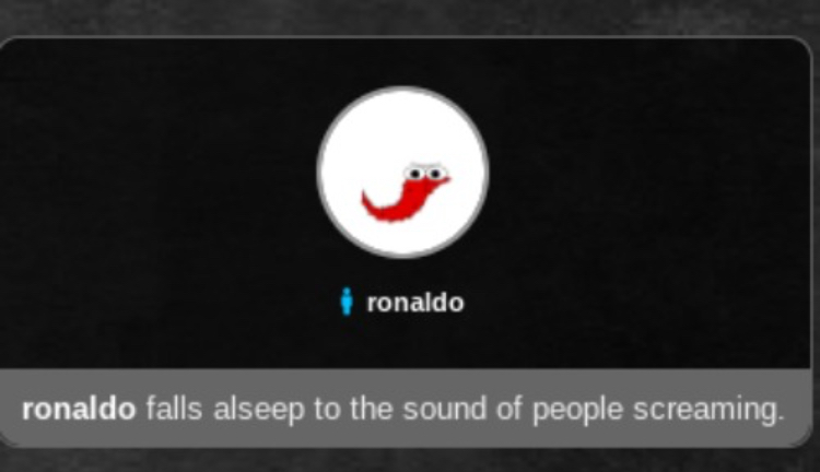 Rönaldo falls asleep to the sound of people screaming Blank Meme Template