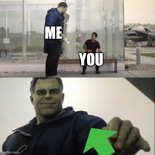 Hulk Taco | ME YOU | image tagged in hulk taco | made w/ Imgflip meme maker