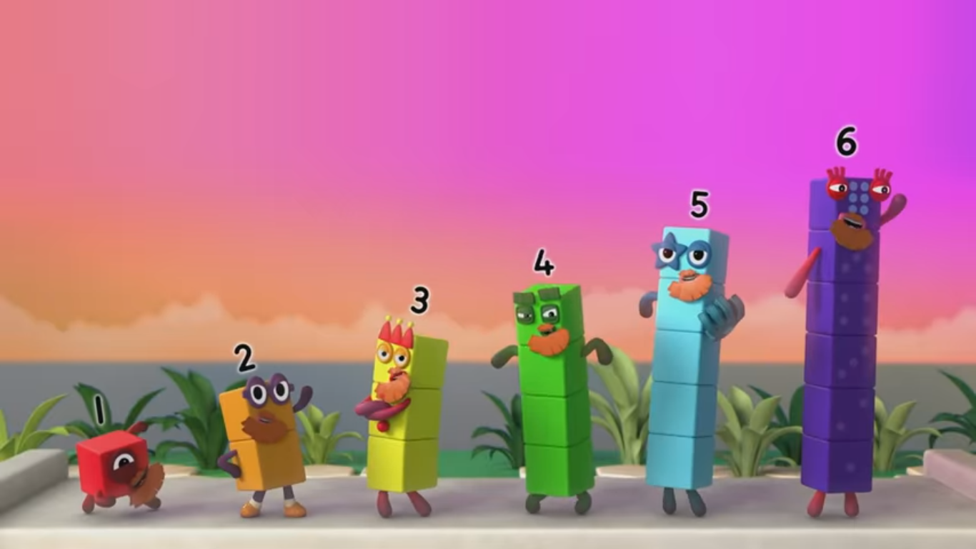 Bearded Numberblocks Blank Meme Template