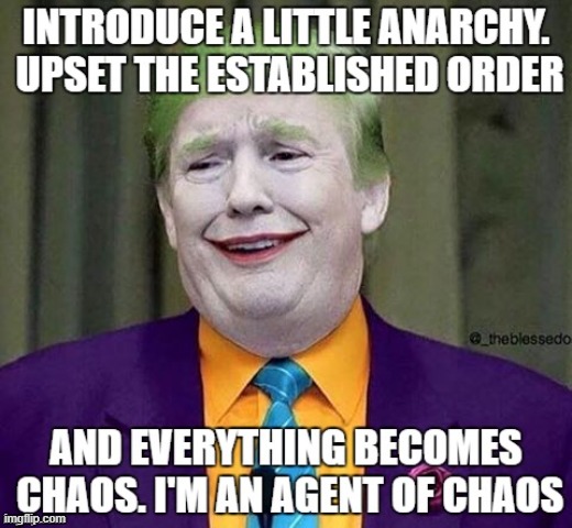 I'm an agent of chaos Meme Generator - Imgflip