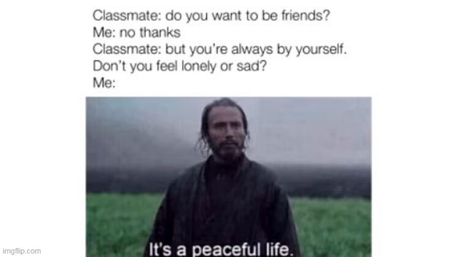 its a peaceful life | image tagged in its a peaceful life,oh wow are you actually reading these tags,lol | made w/ Imgflip meme maker