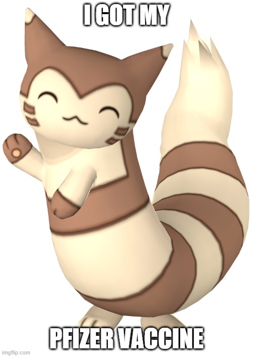 yay! (Mod note: Nice!) | I GOT MY; PFIZER VACCINE | image tagged in furret transparent 2 | made w/ Imgflip meme maker