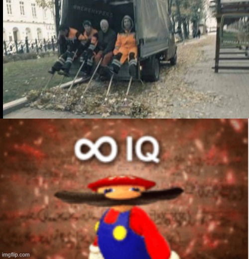 They made it | image tagged in infinite iq | made w/ Imgflip meme maker