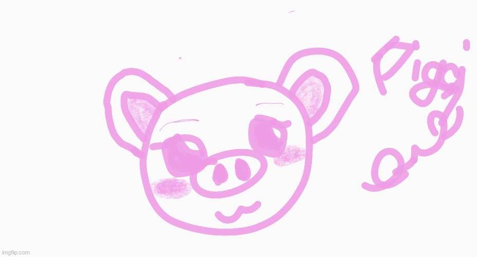 Cute pig :3 | image tagged in pig,drawing,art,pink | made w/ Imgflip meme maker