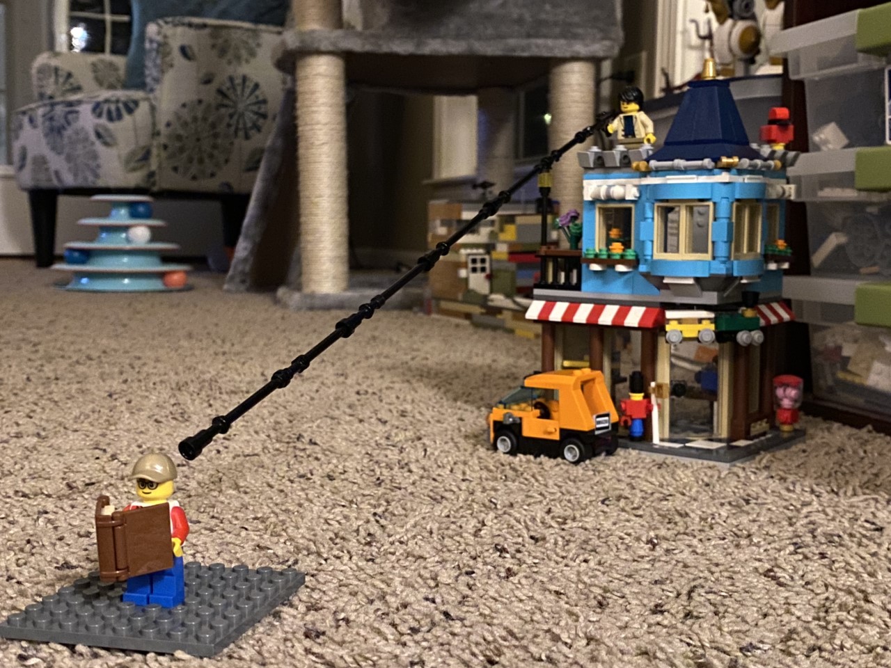 Long Lego Gun Blank Meme Template