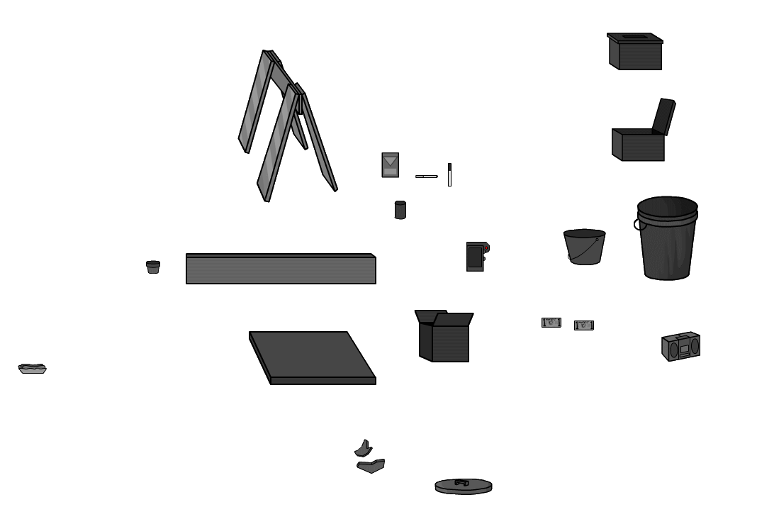 Item sprite sheet 2 Blank Meme Template