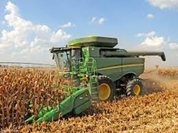 Corn Combine | image tagged in corn combine | made w/ Imgflip meme maker