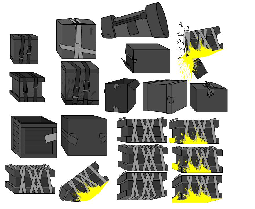 High Quality Item sprite sheet 5 Blank Meme Template