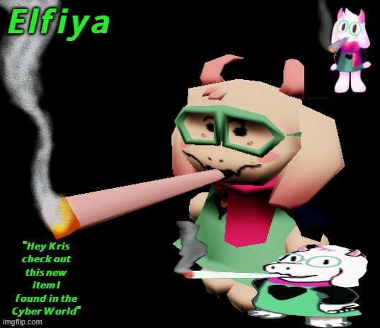 it has been done | image tagged in ralsei chuffin' temp | made w/ Imgflip meme maker