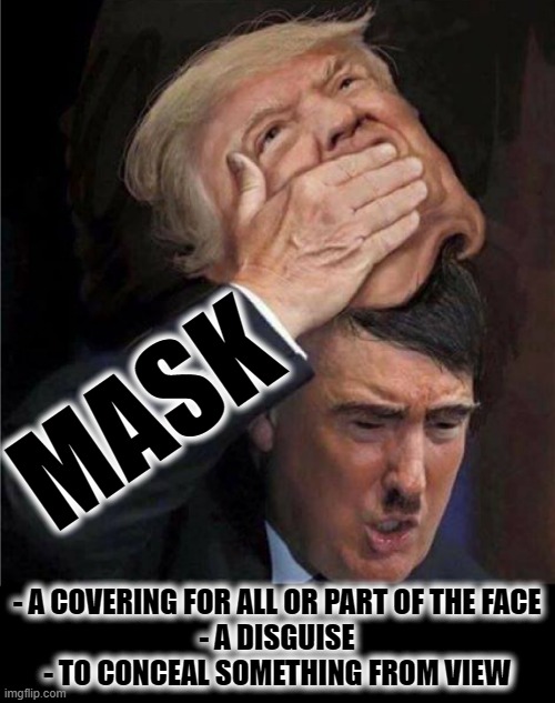 MASK | MASK; - A COVERING FOR ALL OR PART OF THE FACE
- A DISGUISE
- TO CONCEAL SOMETHING FROM VIEW | image tagged in mask,disguise,conceal,cover,face,deception | made w/ Imgflip meme maker