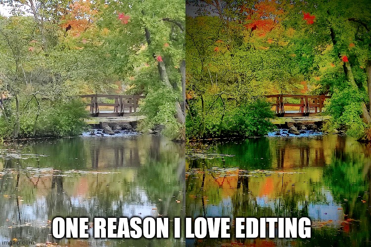 ONE REASON I LOVE EDITING | made w/ Imgflip meme maker