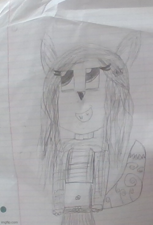 Drew this in Math class -v- | image tagged in drawing,art,idk,math class | made w/ Imgflip meme maker