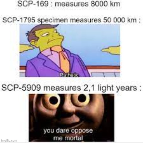 There is no antimemeatic agency (SCP-055) - Imgflip