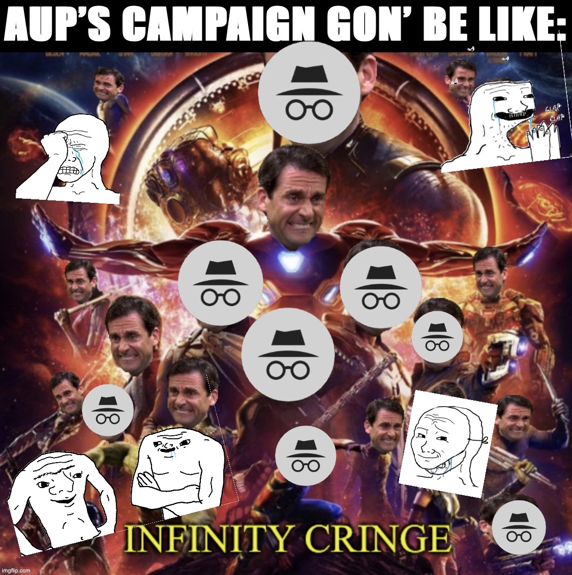 — AUP cringe incoming — | image tagged in aup,a,u,p,october election,cringe | made w/ Imgflip meme maker