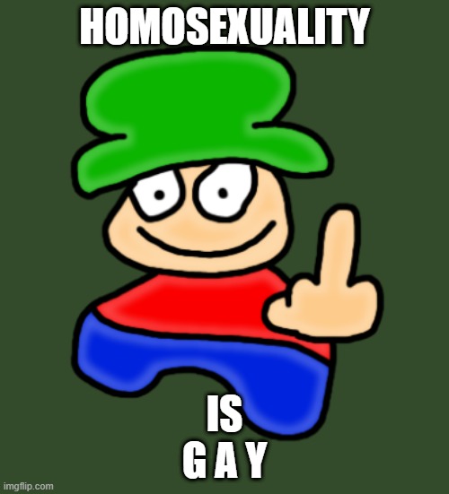 here's the part where they do the funny and ban me | HOMOSEXUALITY; IS
G A Y | image tagged in bambi middle finger | made w/ Imgflip meme maker