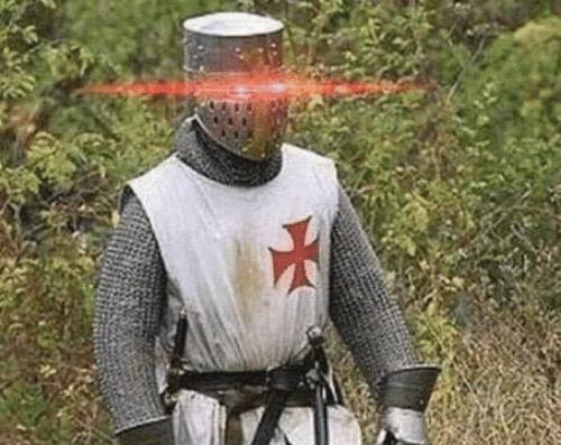 Growing Stronger Crusader | image tagged in growing stronger crusader | made w/ Imgflip meme maker