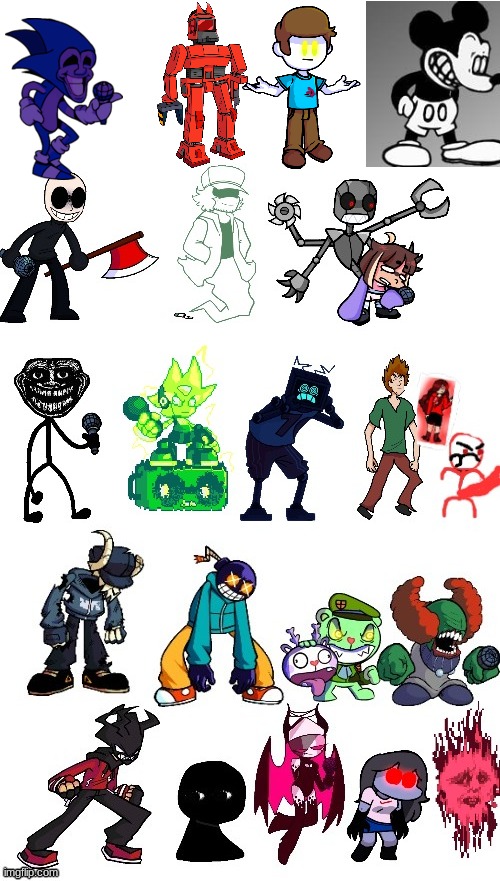 Which Fnf phase transformation you like | made w/ Imgflip meme maker