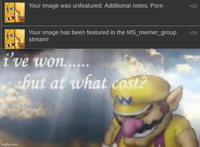 ive won but at what cost | image tagged in memes,funny,funny memes,dank | made w/ Imgflip meme maker