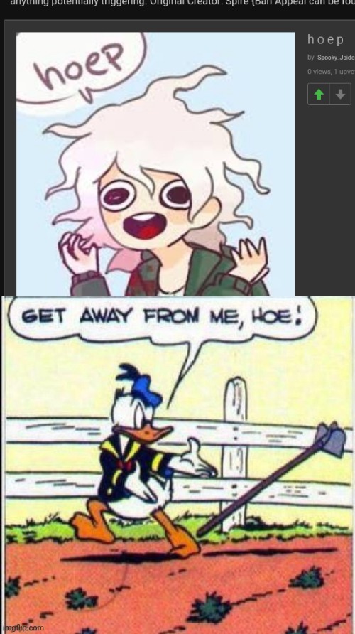 (joke) | image tagged in donald duck | made w/ Imgflip meme maker