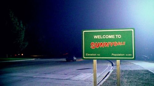Welcome to Sunnydale Sign Blank Meme Template