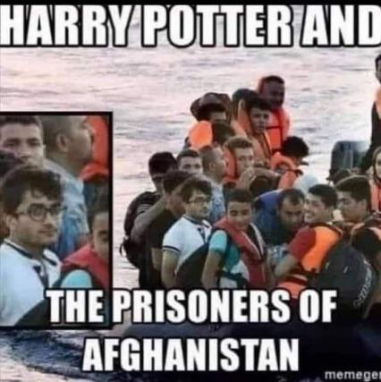 Harry Potter And The Prisoners Of Afghanistan Blank Meme Template