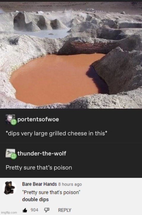 Double dips | image tagged in cursed,comments | made w/ Imgflip meme maker