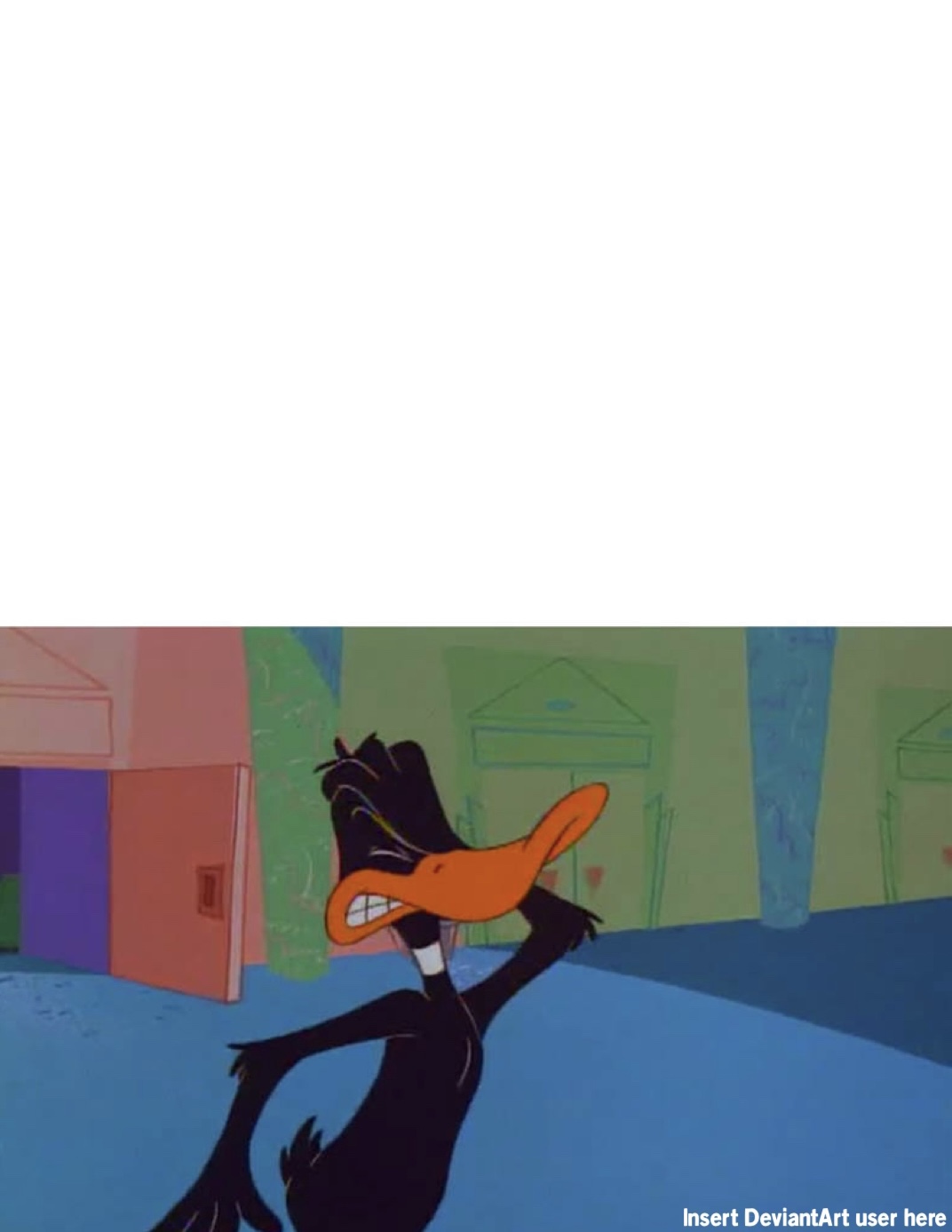 High Quality Daffy facepalms at what Blank Meme Template