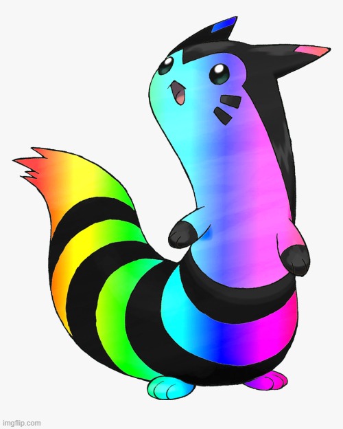 Rainbow Furret has joined the army! | made w/ Imgflip meme maker