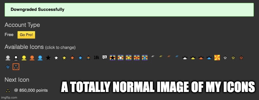A TOTALLY NORMAL IMAGE OF MY ICONS | made w/ Imgflip meme maker