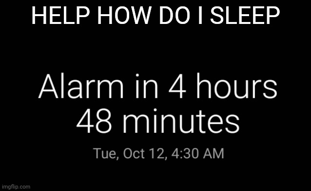 PLEASE HELP TMRW I THINK I HAVE A TEST | HELP HOW DO I SLEEP | image tagged in sleep,help,this is not okie dokie | made w/ Imgflip meme maker