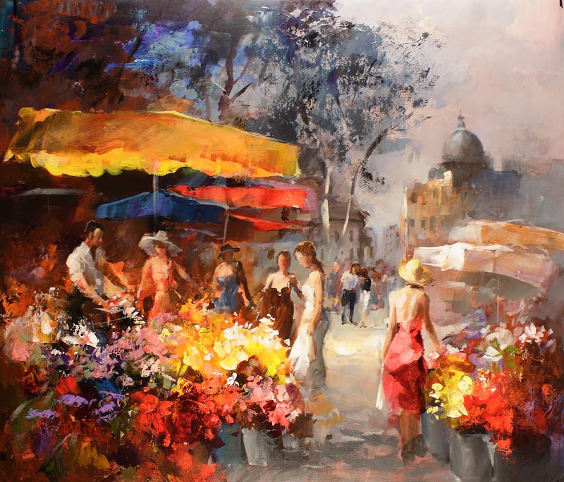 Willem Haenraets - The Idyllic Garden Blank Meme Template