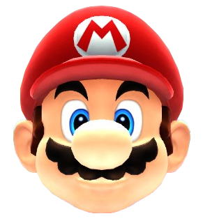 Mario head Blank Meme Template