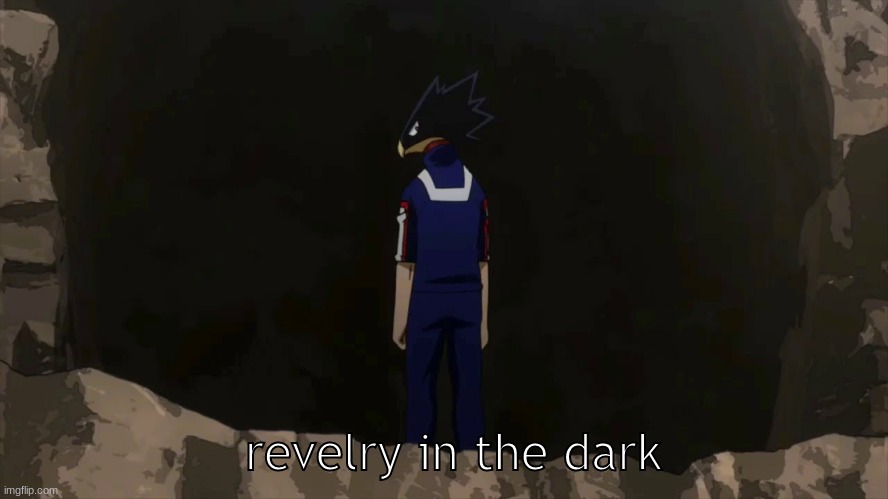 revelry in the dark | image tagged in revelry in the dark | made w/ Imgflip meme maker