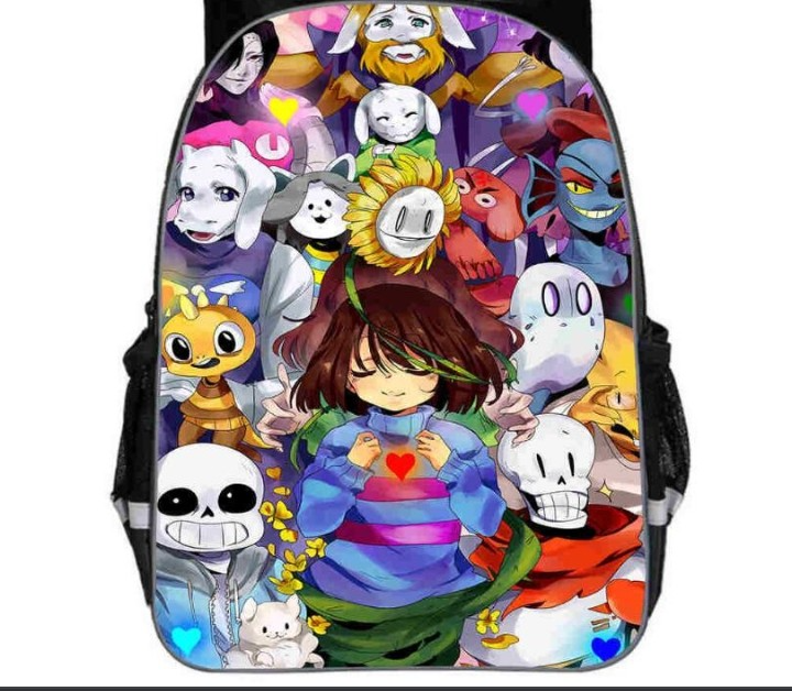 High Quality Anime undertale backpack Blank Meme Template
