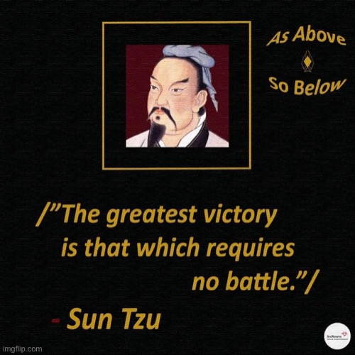 Sun Tzu quote | image tagged in sun tzu quote | made w/ Imgflip meme maker