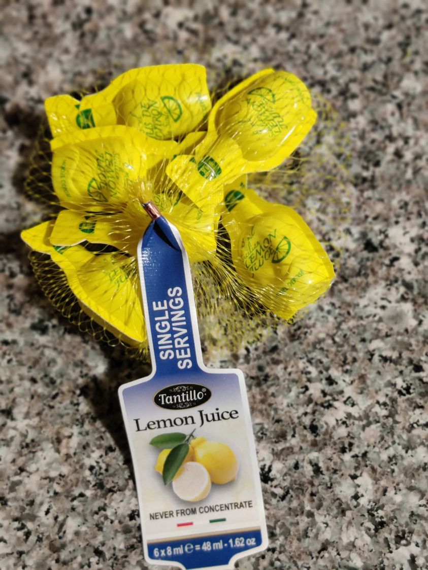 Single Serve Lemon juice Blank Meme Template