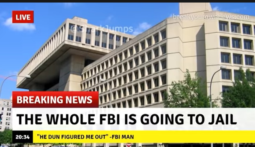 Creative title | image tagged in fbi | made w/ Imgflip meme maker