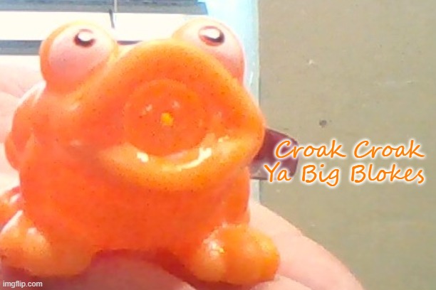 i'm bored | image tagged in croak croak ya big blokes | made w/ Imgflip meme maker