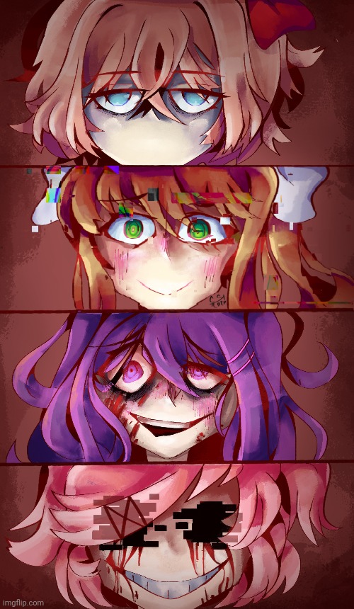 Woa why Natsuki look like dat tho | image tagged in hot ddlc lesbian sex gifs | made w/ Imgflip meme maker