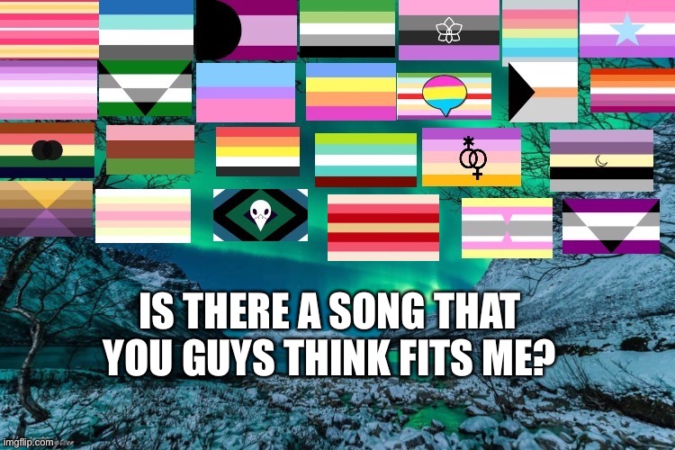 Northern Lights Announcement | IS THERE A SONG THAT YOU GUYS THINK FITS ME? | image tagged in northern lights announcement | made w/ Imgflip meme maker