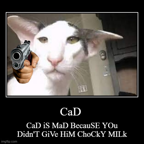 CaD | image tagged in funny,demotivationals | made w/ Imgflip demotivational maker