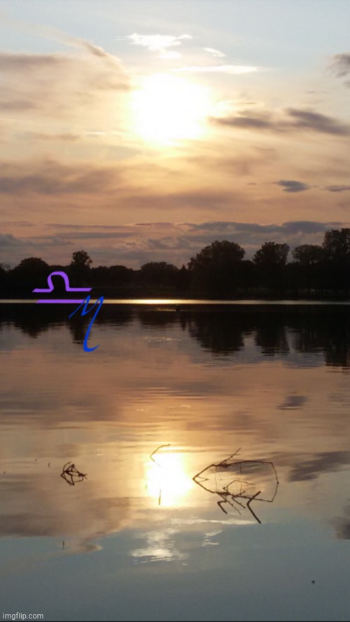Libra-Scorpio cusp | image tagged in astrology,sunset,scorpion,justice,water,air | made w/ Imgflip meme maker