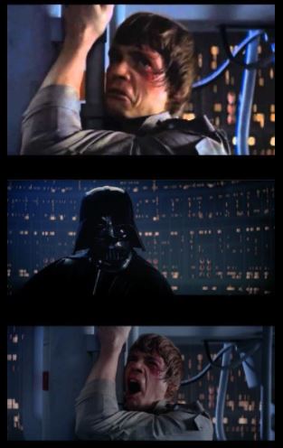 High Quality I am your father (3 panel) Blank Meme Template