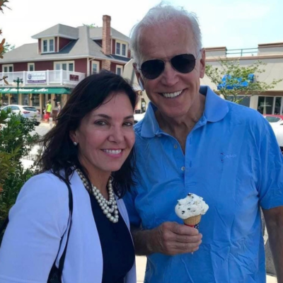 Joe Biden and Kathy McGuiness Blank Meme Template