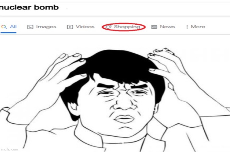 NO | image tagged in repost,shopping,nuclear bomb,funny memes | made w/ Imgflip meme maker