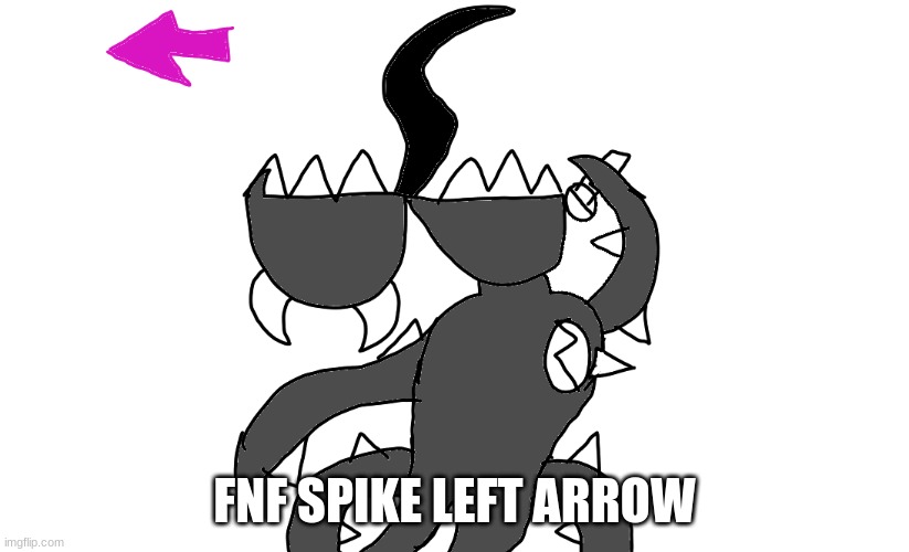 FNF SPIKE LEFT ARROW | made w/ Imgflip meme maker